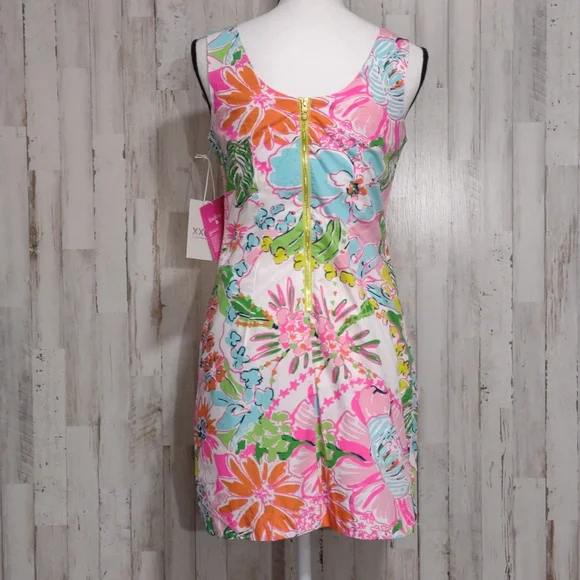 NWT Lilly Pulitzer Multi-Color Floral Sleeveless Dress - Picture 3 of 10